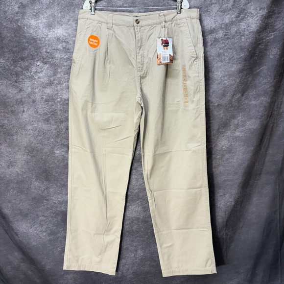 Royal Robbins Mens Outdoor Travel Clothing Khaki Pants Size 38x32 Cotton - Picture 1 of 16
